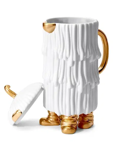 L'Objet Haas Djuna 24K Gold & Porcelain Coffee & Tea Pot | Thumbnail 2 L'Objet Haas Djuna 24K Gold & Porcelain Coffee & Tea Pot | Thumbnail 2