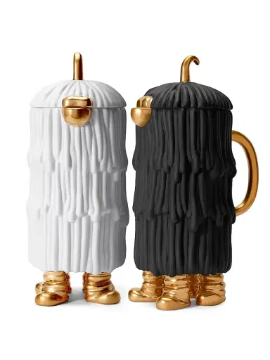 L'Objet Haas Djuna 24K Gold & Porcelain Coffee & Tea Pot | Thumbnail 5 L'Objet Haas Djuna 24K Gold & Porcelain Coffee & Tea Pot | Thumbnail 5