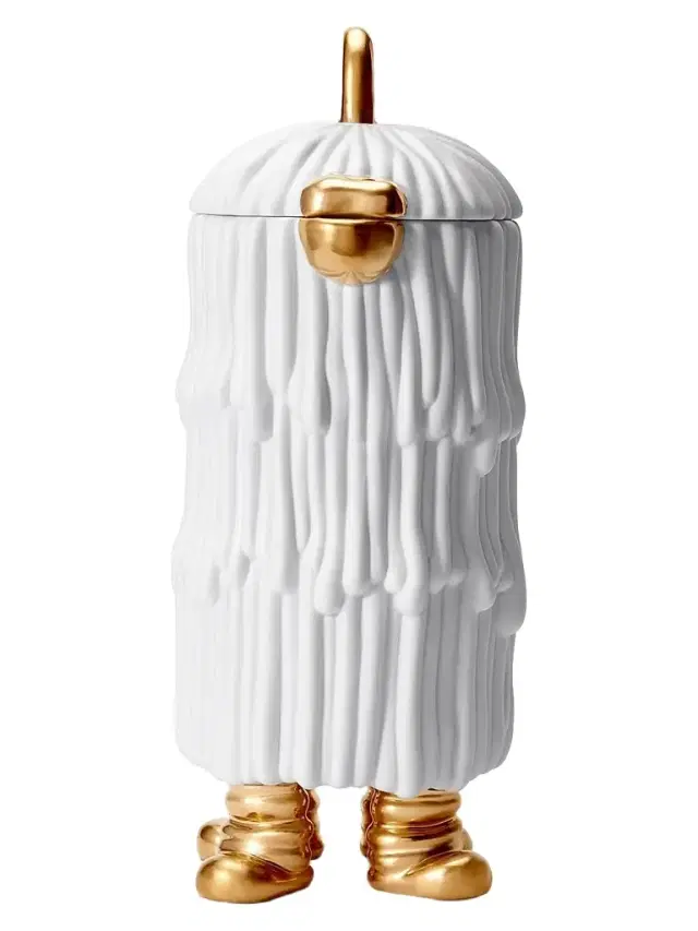 L'Objet Haas Djuna 24K Gold & Porcelain Coffee & Tea Pot