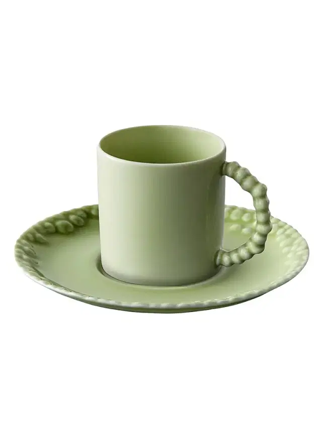 L'Objet Haas Brothers Mojave Espresso Cup & Saucer Set