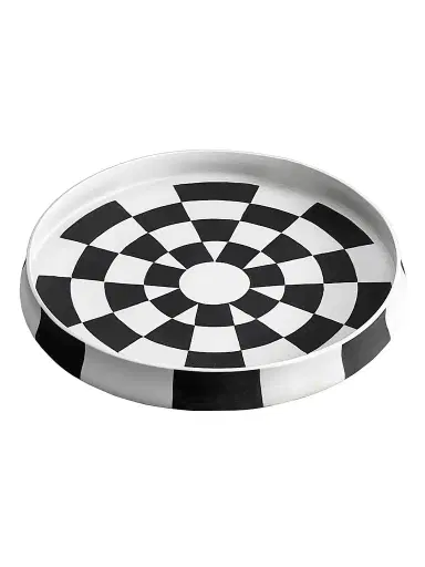 L'Objet Atelier Damier Check Platter | Thumbnail 1 L'Objet Atelier Damier Check Platter | Thumbnail 1