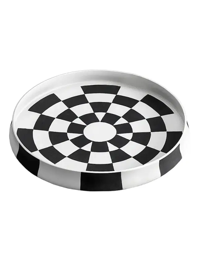 L'Objet Atelier Damier Check Platter