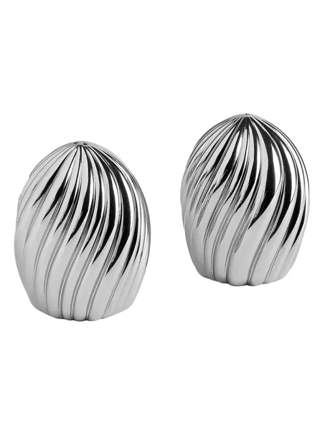 L'Objet Ripple Spice Salt & Pepper Shakers