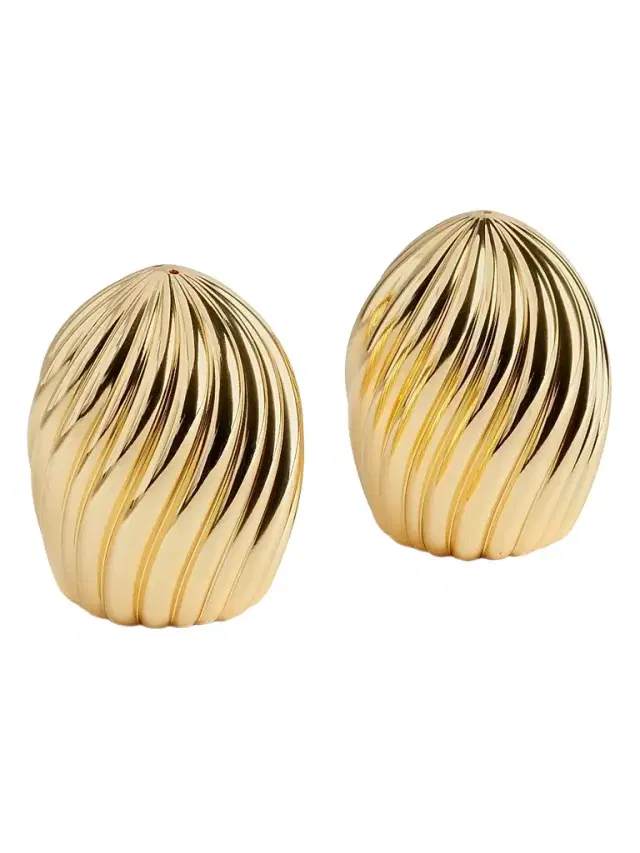 L'Objet Ripple Spice Salt & Pepper Shakers