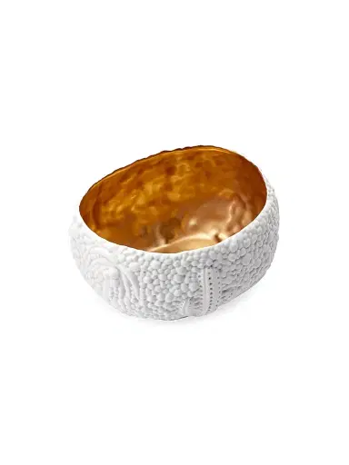 L'Objet Haas Mojave 24K Gold & Porcelain Dessert Bowl | Thumbnail 4 L'Objet Haas Mojave 24K Gold & Porcelain Dessert Bowl | Thumbnail 4