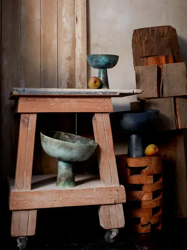 L'Objet Atelier Terra Bowl On Stand | Thumbnail 6 L'Objet Atelier Terra Bowl On Stand | Thumbnail 6