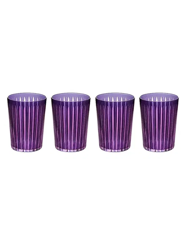 L'Objet Prism 4-Piece Highball Glass Set