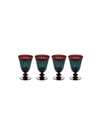 L'Objet Prism 4-Piece Wine Glass Set | Thumbnail 1 L'Objet Prism 4-Piece Wine Glass Set | Thumbnail 1