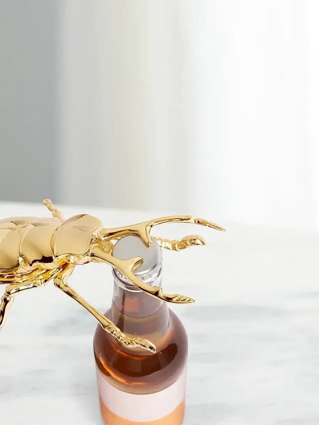 L'Objet 24K-Gold-Plated Longhorn Bottle Opener