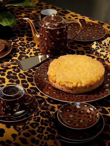 L'Objet Leopard 2-Piece 24K Gold & Porcelain Espresso Cup & Saucer Set | Thumbnail 2 L'Objet Leopard 2-Piece 24K Gold & Porcelain Espresso Cup & Saucer Set | Thumbnail 2