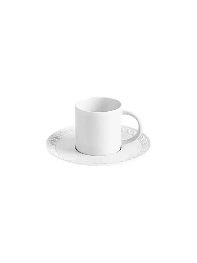 L'Objet Neptune Espresso Cup & Saucer Set