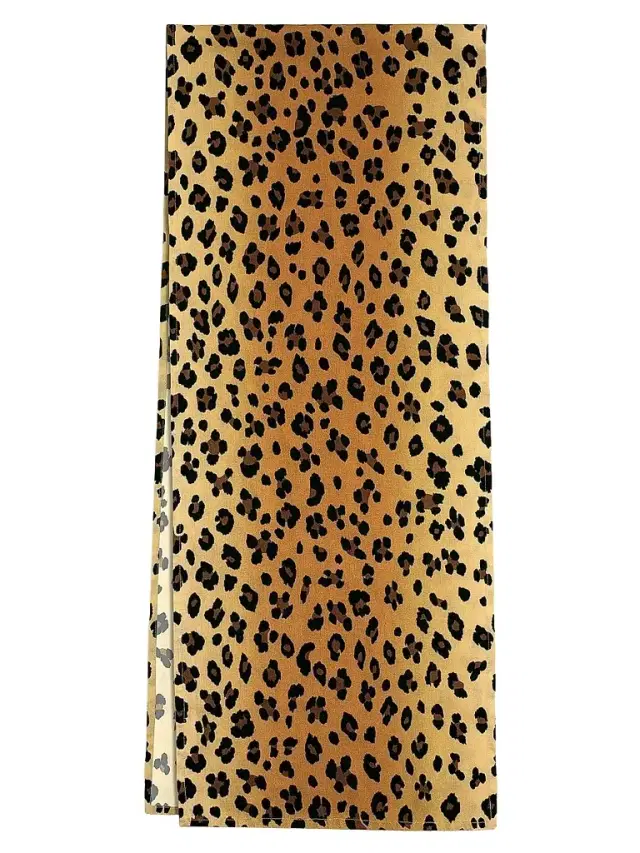 L'Objet Leopard Linen Sateen Table Runner