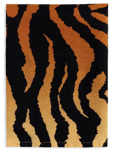 L'Objet 4-Piece Tiger-Print Linen Sateen Napkin Set | Thumbnail 2
