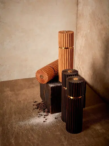 L'Objet Atelier Ionic Wood Salt & Pepper Mills | Thumbnail 5 L'Objet Atelier Ionic Wood Salt & Pepper Mills | Thumbnail 5