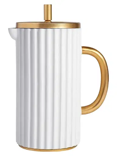 L'Objet Ionic Porcelain French Press | Thumbnail 1 L'Objet Ionic Porcelain French Press | Thumbnail 1
