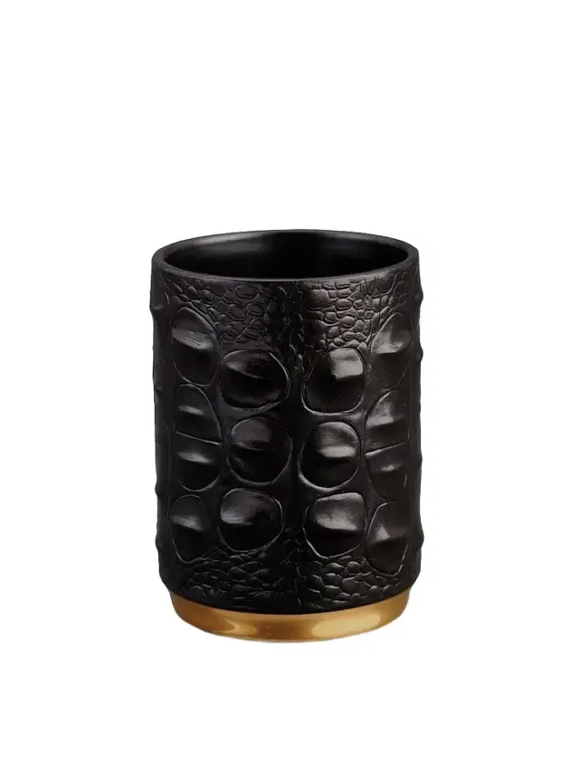 L'Objet Crocodile Porcelain Pencil Cup