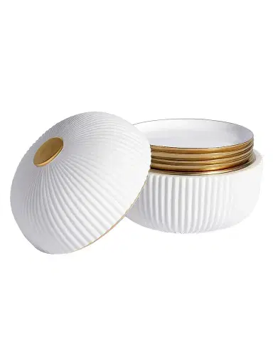 L'Objet Ionic Five-Piece Porcelain Box and Plate Set | Thumbnail 1