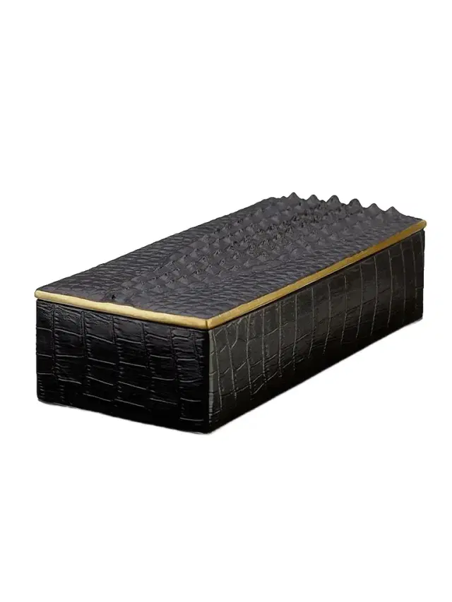 L'Objet Crocodile Porcelain Box