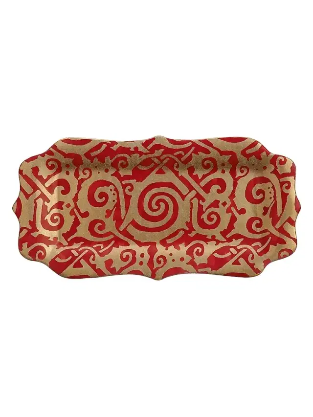 L'Objet Fortuny Maori Rectangular Platter