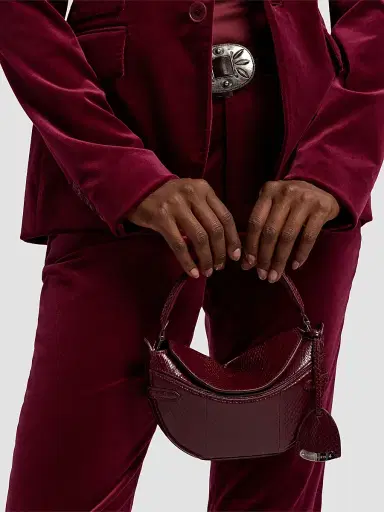 Ralph Lauren Collection Women's The Ralph Mini Snakeskin Crossbody Bag | Thumbnail 5 Ralph Lauren Collection Women's The Ralph Mini Snakeskin Crossbody Bag | Thumbnail 5