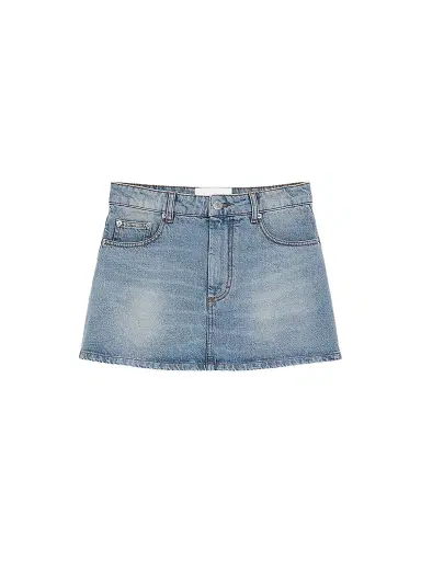 AMI PARIS Women's Denim Mini Skirt | Thumbnail 1 AMI PARIS Women's Denim Mini Skirt | Thumbnail 1