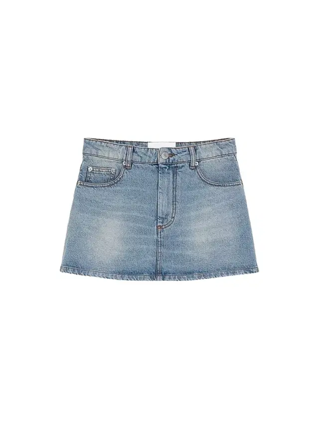 AMI PARIS Women's Denim Mini Skirt - Used Blue - Size 25
