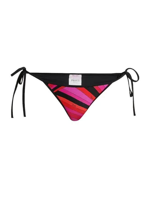 PUCCI Women's L'Alba Printed Bikini Bottom - Fuchsia Black - Size Medium