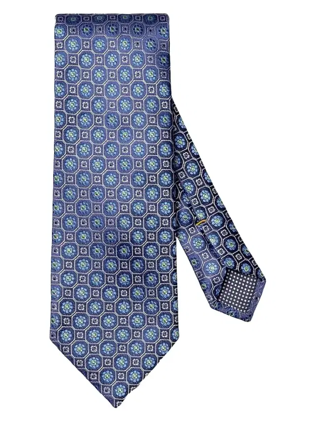 Eton Men's Floral Woven Silk Tie