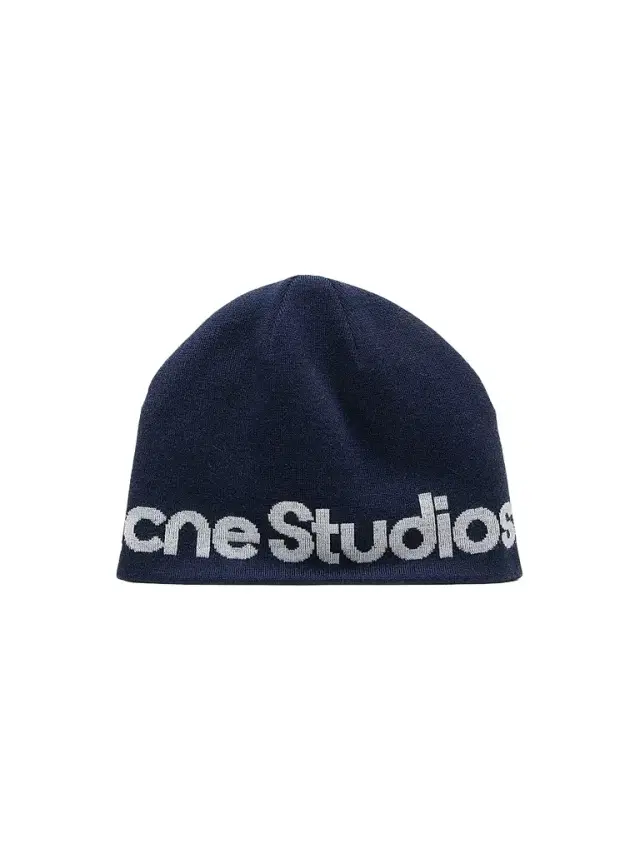 Acne Studios Men's Kort Sport Wool-Nylon Beanie - Navy White