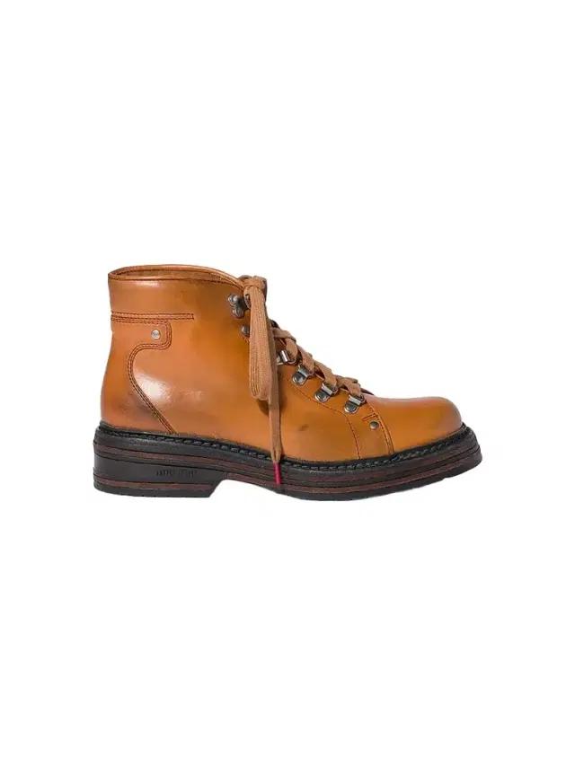 Miu Miu Women's Leather Booties - Light Brown - Size 10
