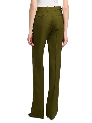 Tom Ford Women's Wool-Cashmere Pleated Pants | Thumbnail 5