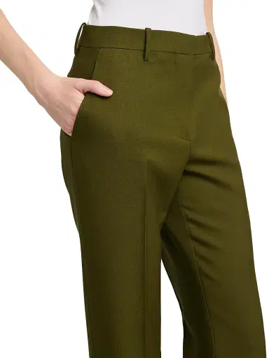 Tom Ford Women's Wool-Cashmere Pleated Pants | Thumbnail 6