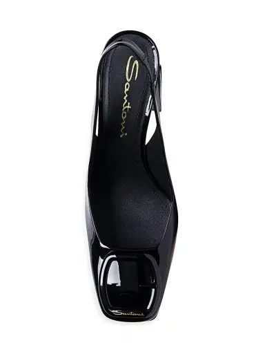 Santoni Women's Peaches 85MM Patent Leather Slingback Pumps | Thumbnail 5 Santoni Women's Peaches 85MM Patent Leather Slingback Pumps | Thumbnail 5