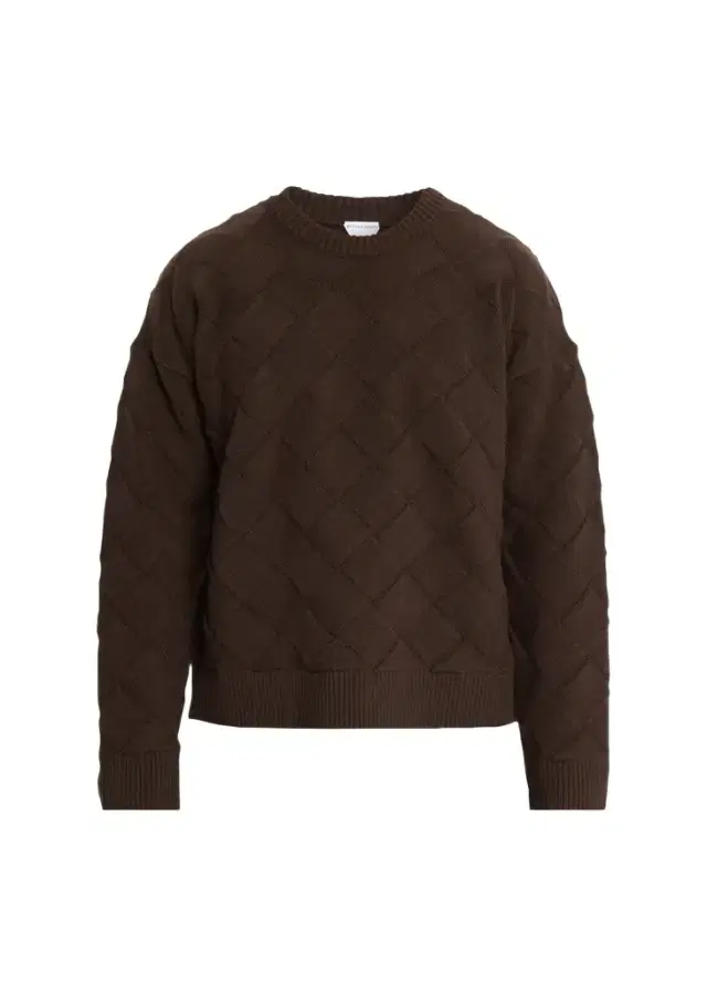 Bottega Veneta Men's Intrecciato Wool Knit Crewneck Sweater