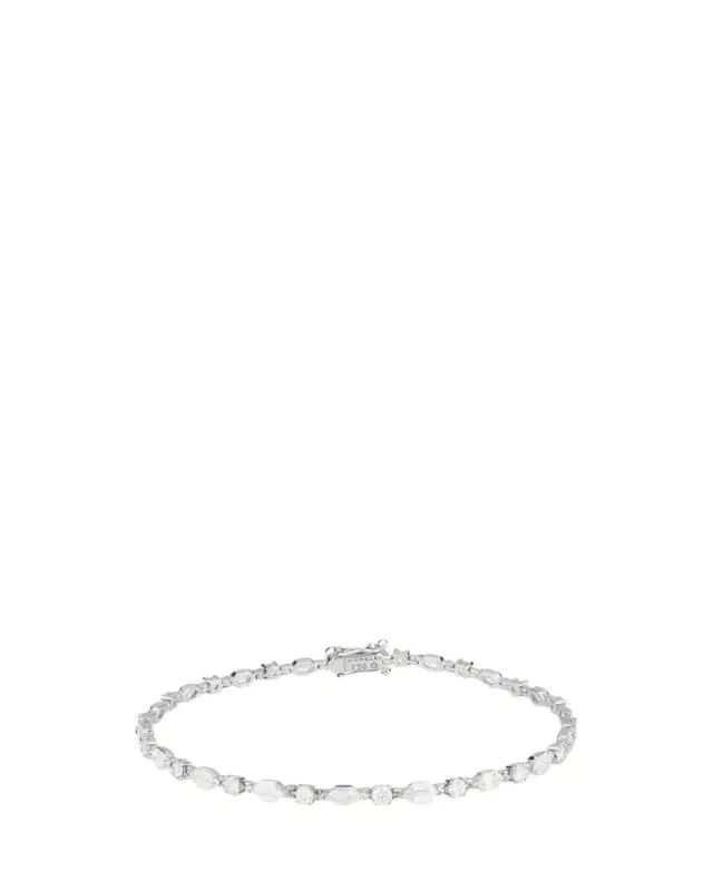Paul Morelli 18K White Gold Elongated Diamond Bracelet