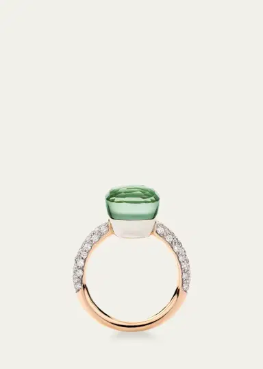 Pomellato Nudo Classic Ring with Prasiolite and Green Agate | Thumbnail 2 Pomellato Nudo Classic Ring with Prasiolite and Green Agate | Thumbnail 2