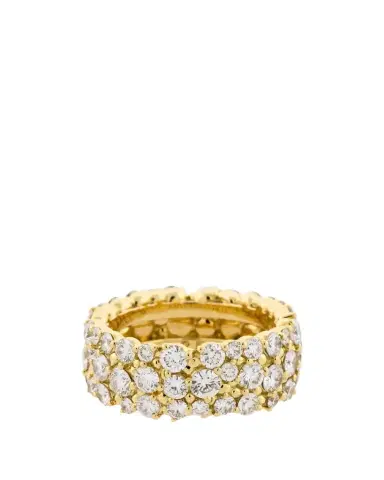 Paul Morelli 18K Yellow Gold Diamond 8mm Confetti Ring | Thumbnail 1