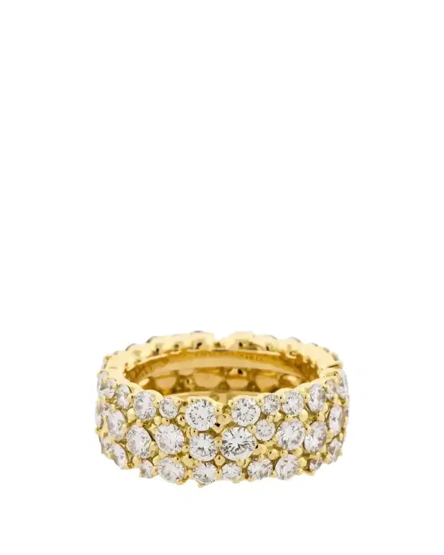 Paul Morelli 18K Yellow Gold Diamond 8mm Confetti Ring