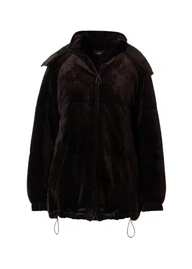Akris Wednesday Corduroy Oversized Parka Jacket With Detachable Hood | Thumbnail 1