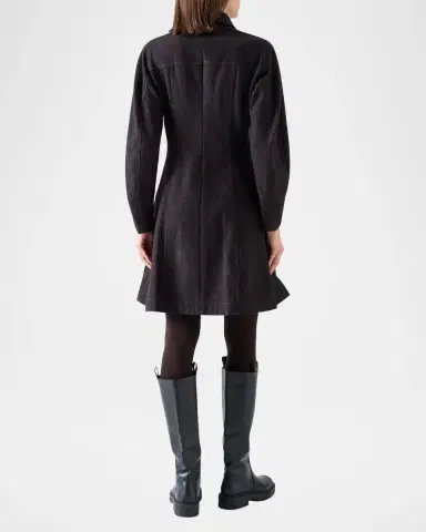 Akris punto Panel Winter Denim Shirtdress | Thumbnail 3