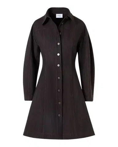 Akris punto Panel Winter Denim Shirtdress | Thumbnail 1