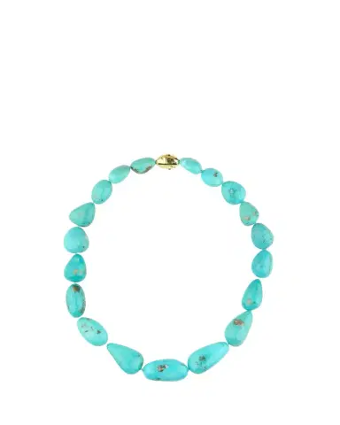 Paul Morelli 18K Yellow Gold Turquoise Large Necklace | Thumbnail 1