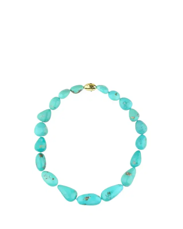 Paul Morelli 18K Yellow Gold Turquoise Large Necklace