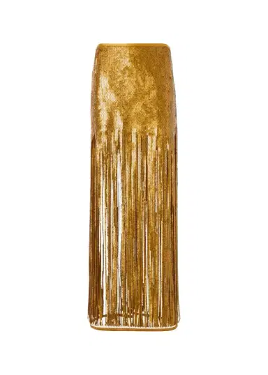 Akris Sequined Fringe Midi Skirt | Thumbnail 1