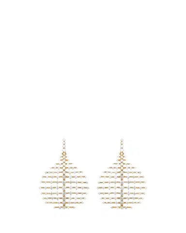 Fernando Jorge 18K Yellow Gold Small Disco Earrings with Diamonds | Thumbnail 1