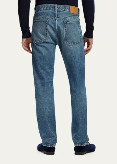 Ralph Lauren Purple Label Men's American Indigo Slim-Straight Fit Jeans | Thumbnail 3