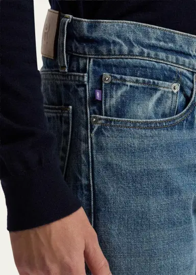 Ralph Lauren Purple Label Men's American Indigo Slim-Straight Fit Jeans | Thumbnail 5