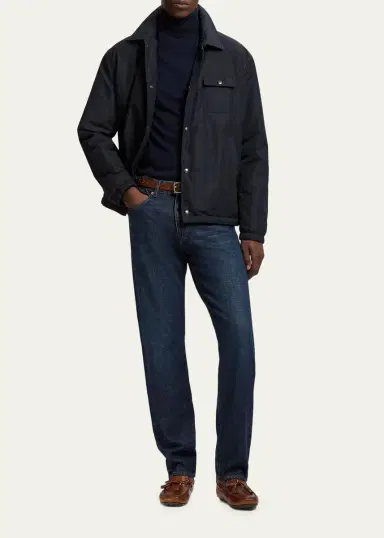 Ralph Lauren Purple Label Men's American Indigo Straight-Fit Jeans | Thumbnail 2