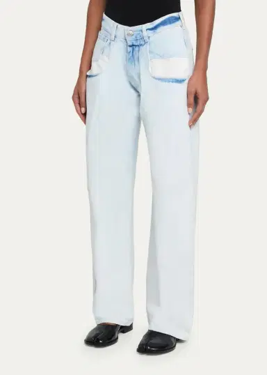 MM6 MAISON MARGIELA Boyfriend Acid Wash Jeans | Thumbnail 4 MM6 MAISON MARGIELA Boyfriend Acid Wash Jeans | Thumbnail 4