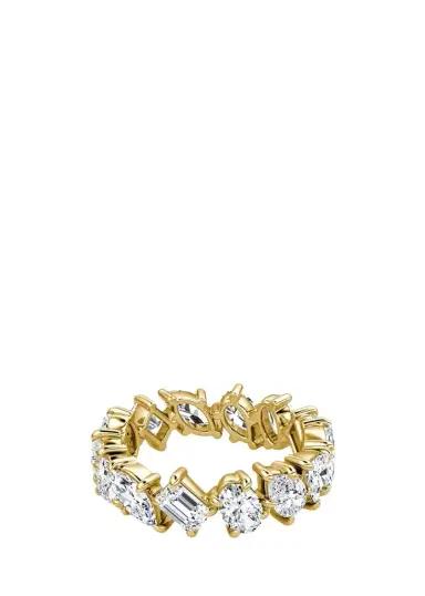 VRAI 18K Yellow Gold Lab-Grown Diamond Shooting Star Ring | Thumbnail 1